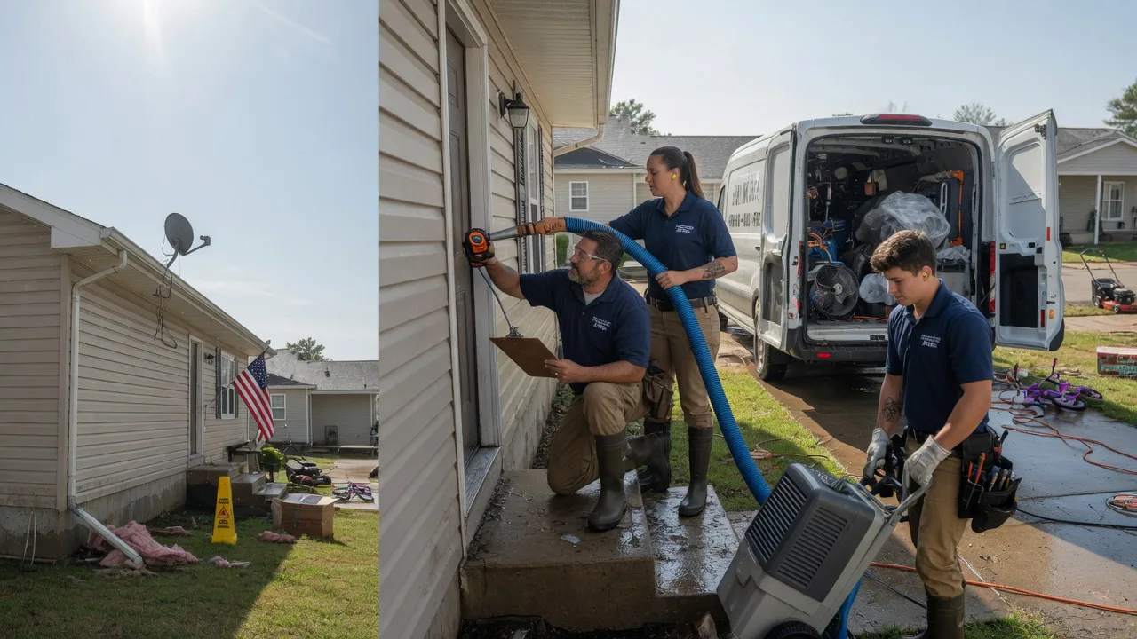 Ceiling Water Damage Restoration in Loogootee, IN near me